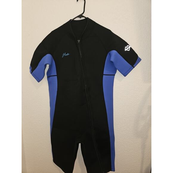 NEW Hevto Shorty Wetsuit Men 2mm Neoprene Short Sleeve Wet Suit Size 3XL - Picture 1 of 7